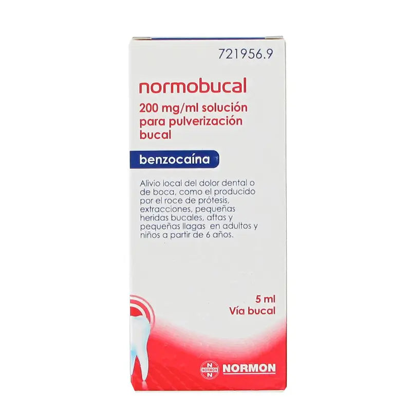 Normobucal 200 mg/ ml Oral Spray Solution 1 Bottle 5 ml