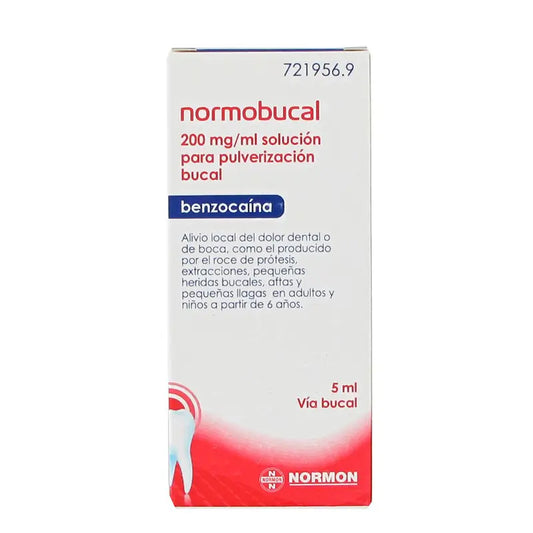 Normobucal 200 mg/ ml Oral Spray Solution 1 Bottle 5 ml
