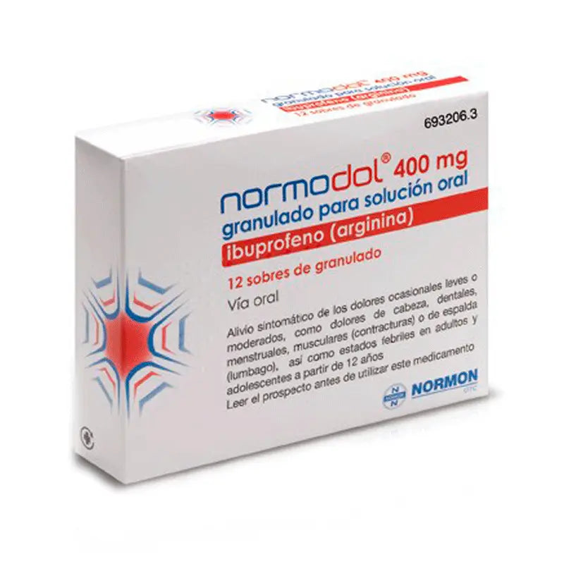 Normodol 400 mg, 12 Sachets Granules for Oral Solution