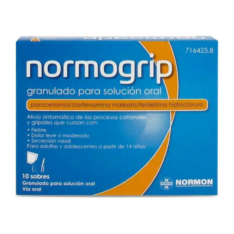 Normogrip Granulate for Oral Solution, 10 sachets