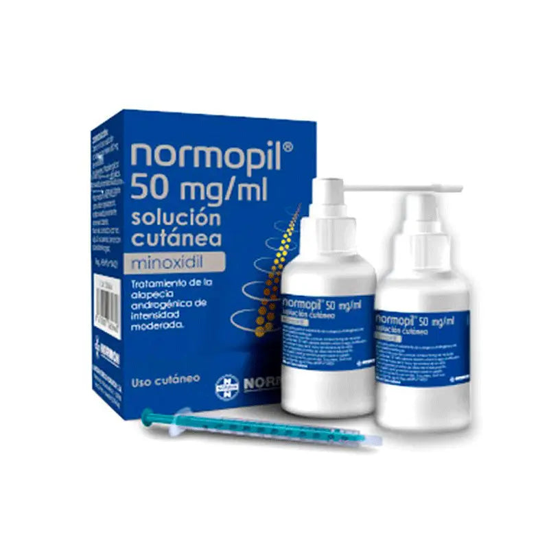 Normopil 50 mg/ ml 2 Bottles Cutaneous Solution, 90 ml