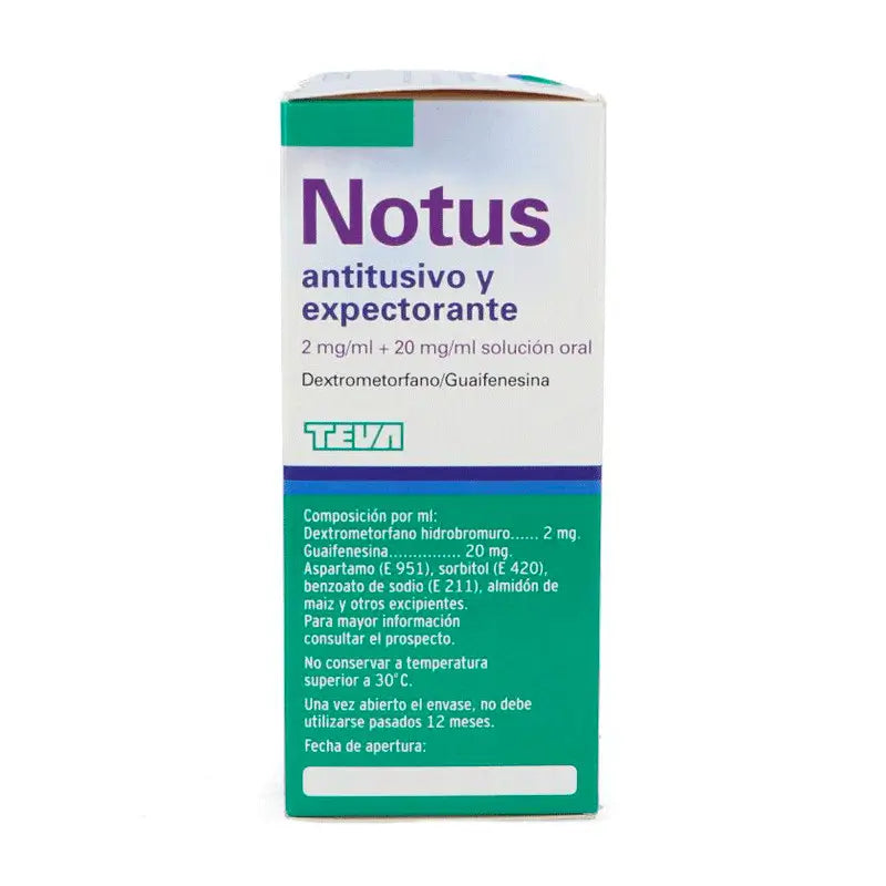 Notus Antitussive and Expectorant, 200 ml