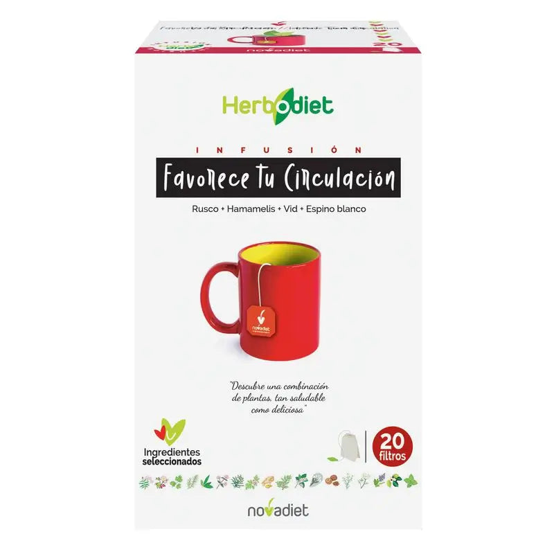 Novadiet Herbodiet Promotes Your Circulation , 20 filters
