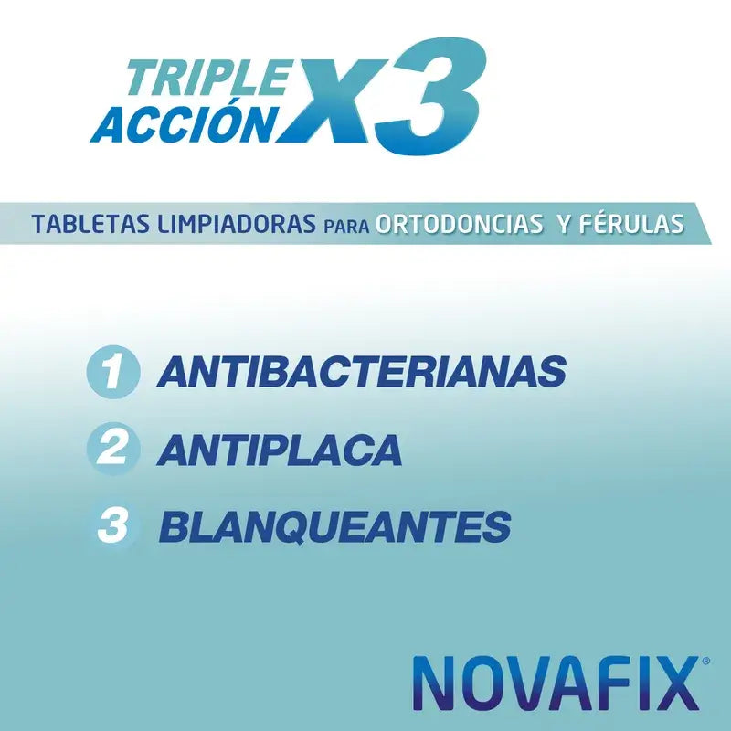 Novafix Orthodontic Tablets & Splints , 30 unités