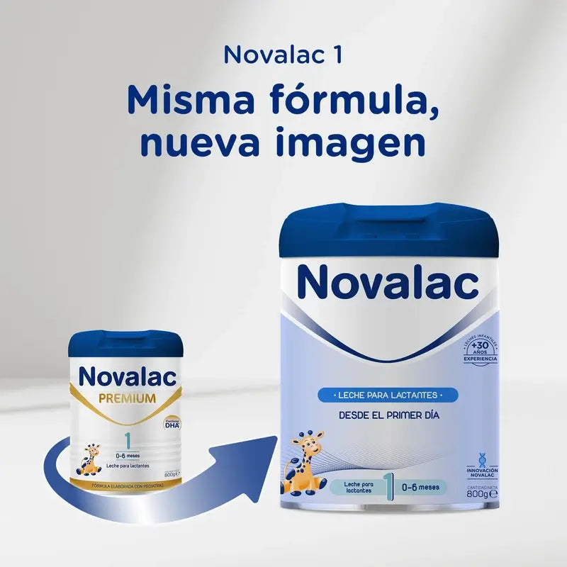 Novalac 1 Lait de démarrage, paquet de 12 x 800 g
