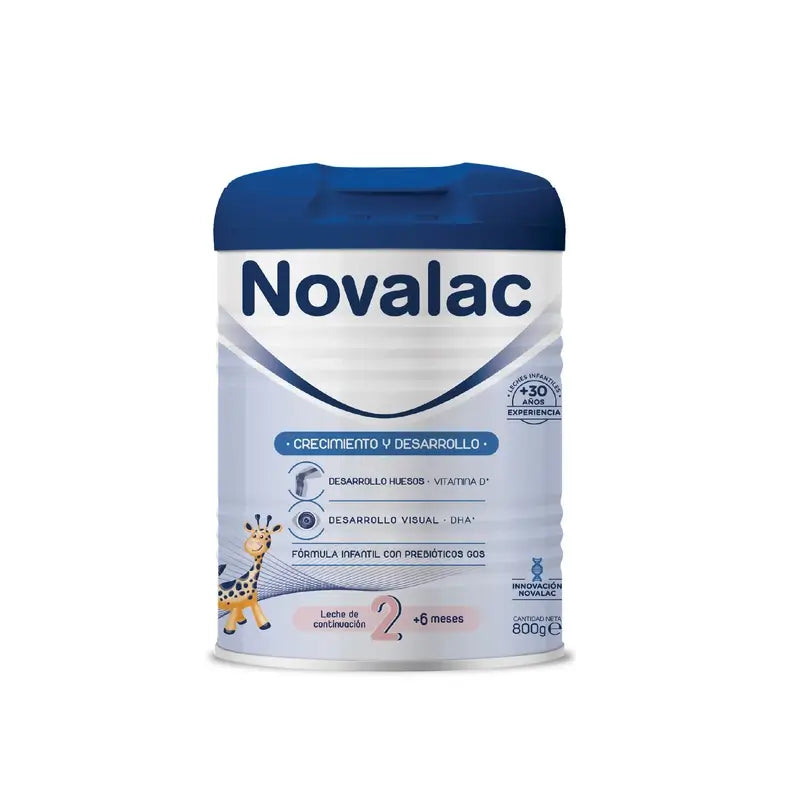 Novalac 2 Formula 2, paquet de 8 x 800 gr