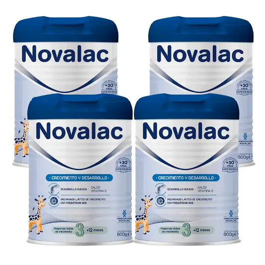 Novalac 3 Lait de croissance, 4X800 Gr
