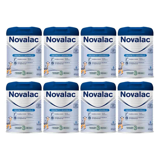 Novalac 3 Lait de croissance, 8X800g