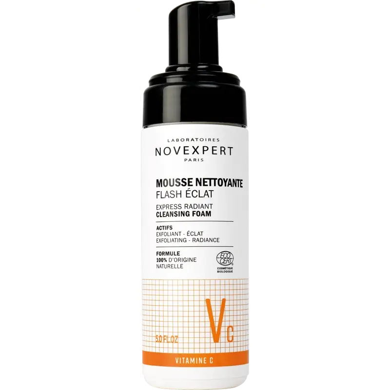 Novexpert Vitamine C Mousse nettoyante, 150 ml