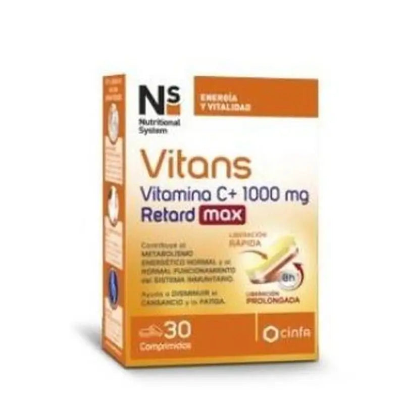 Ns Ns Vitans Vitamin C+ 1000 Ret Max 30 Comp