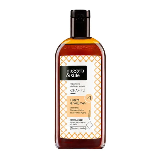 Nuggela & Sule Shampooing Premium à l'extrait d'oignon Cheveux faibles et gras 250 ml