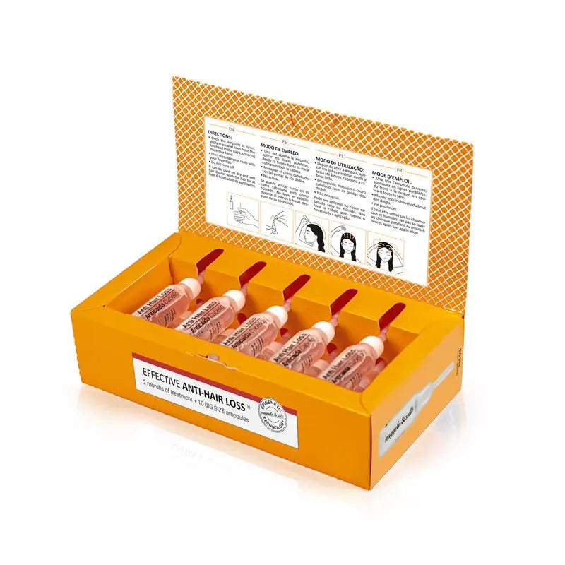Nuggela & Sulé Premium Traitement Anti-Chute Efficace 10 Ampoules x 10 ml
