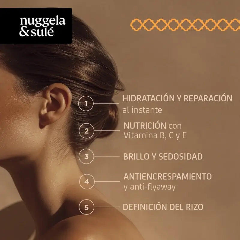 Nuggela & Sule Amber Hair Oil Huile capillaire au beurre de karité Baobab 30Ml.