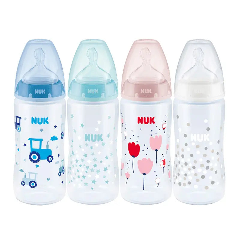NUK First Choice Bottle 6-18 Flow Control Teat 300 ml, 1 pc.