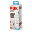 Nuk Perfect Match Crystal Silicone Baby Bottle 0-6M Flow M Rainbow, 230 ml