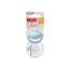 Sucette Nuk Mommy Feel 0-9 M Bleu-Gris , 2 unités