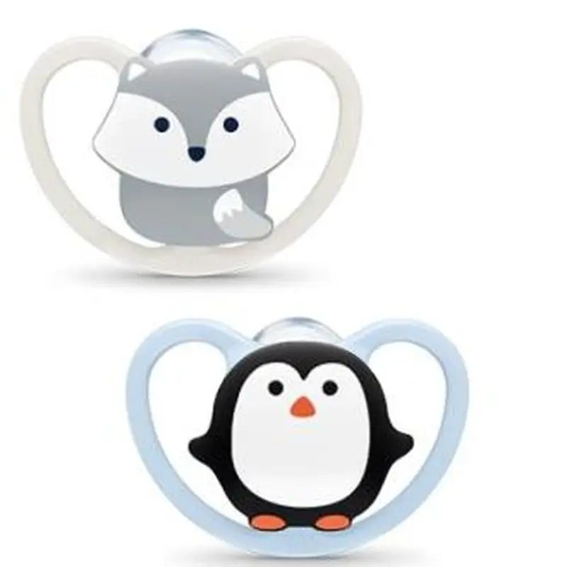 Nuk Pacifier Space 18-36 Silicone 2Ud.