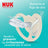 Sucette NUK Perfect Match Air en silicone T3 18-36 mois Chat/Ours polaire, lot de 2