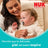 Sucette NUK Perfect Match Air en silicone T2 6-18 mois Zèbre/Lion, lot de 2