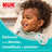 Sucette NUK Perfect Match Air en silicone T1 0-6 mois Mickey Mouse rouge/gris, lot de 2