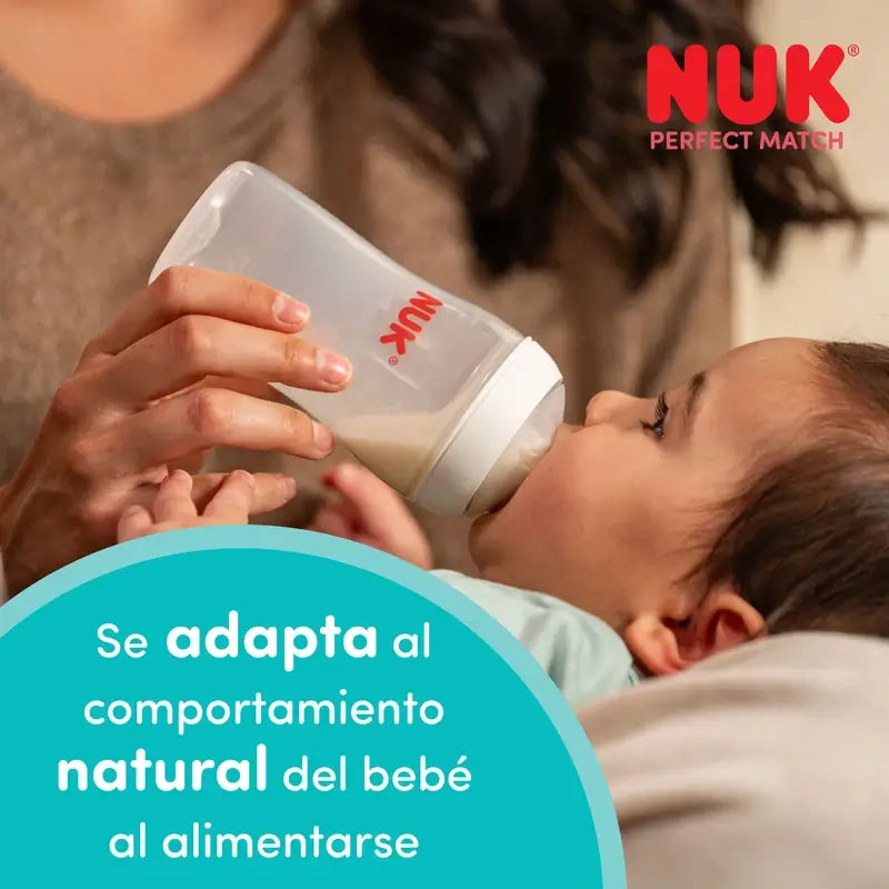 Biberon NUK Perfect Match 360 ml, tétine XL, 6 mois et plus, Mono
