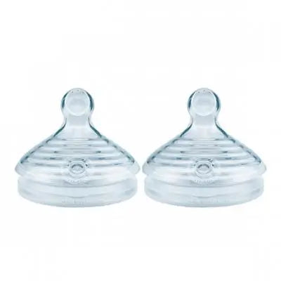 NUK Nature Sense Anti-Colic Silicone Teat 0-6M T.M