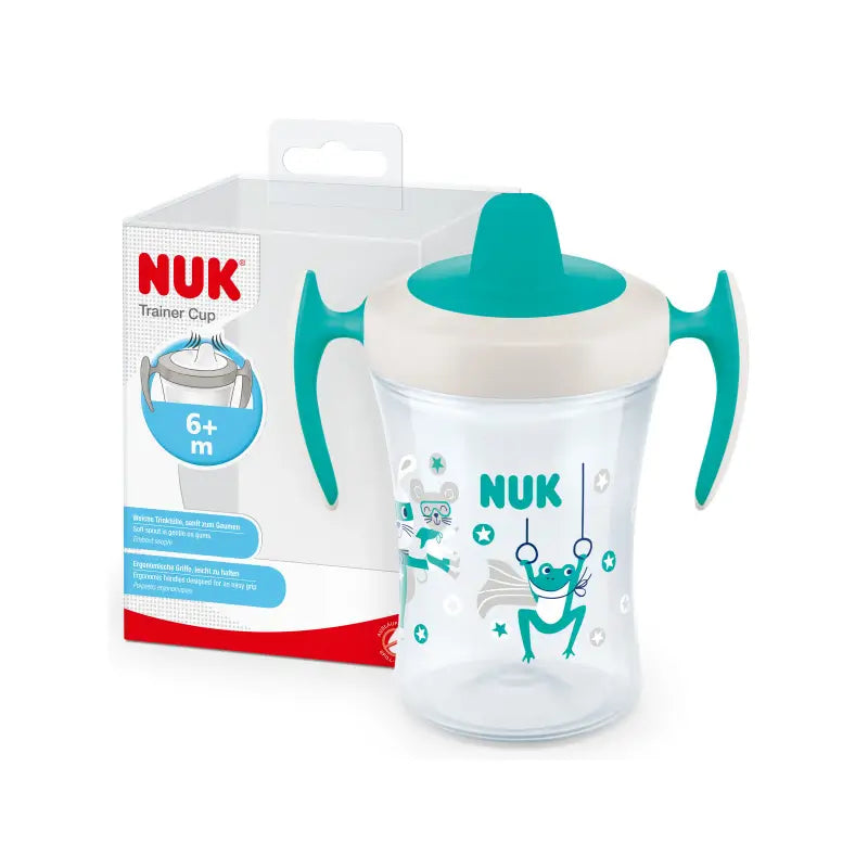 Tasse d'apprentissage Nuk Trainer Cup +6 mois, verte, 230 ml