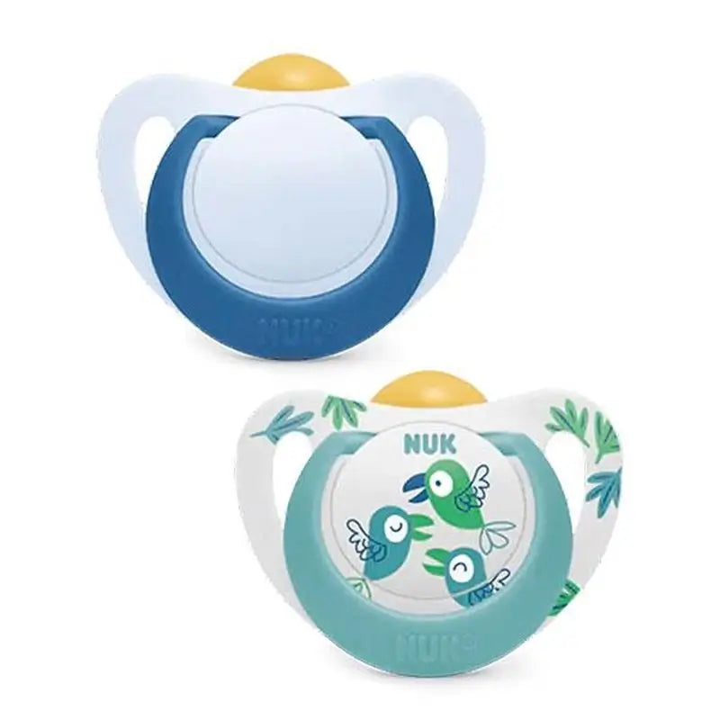 NUK Classic Happy Kids Pacifier Latex 18-36 Months 2 units