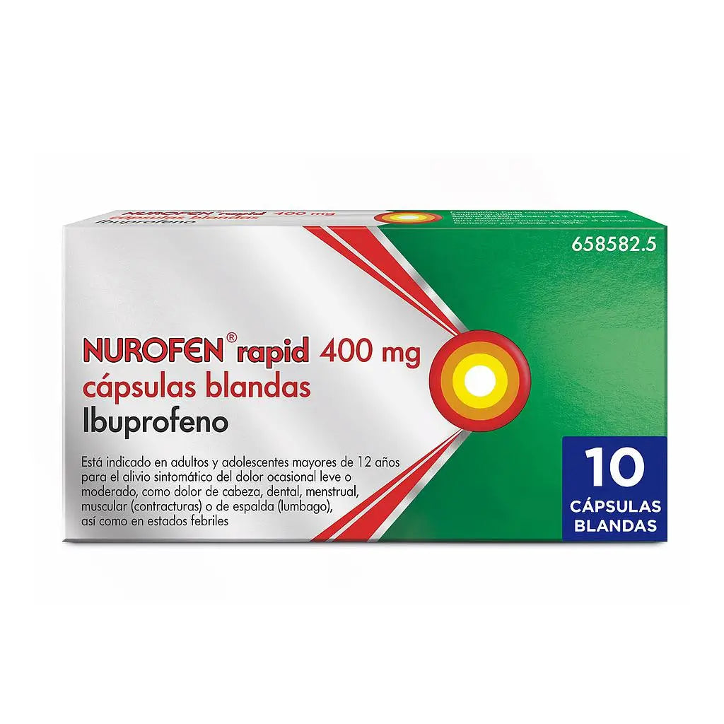 Nurofen Rapid 400 mg, 10 Soft Capsules