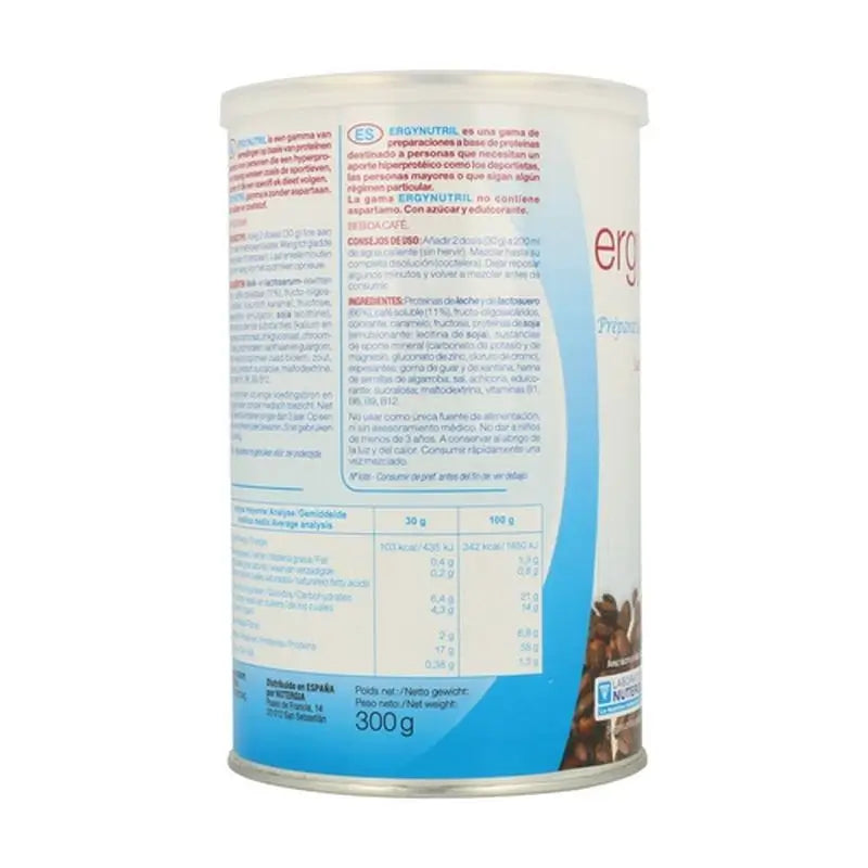 Nutergia Ergynutril (Protéines) Café en poudre 300Gr.