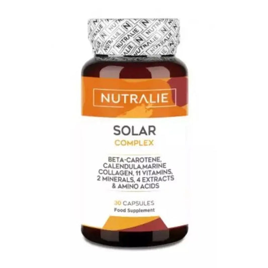 Nutralie Solar Complex avec Collagène Bronzage et Protection 30 Capsules.