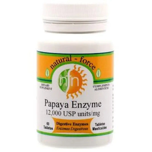 Nutri-Force Papaya Enzymes 60 Tablets Mast.