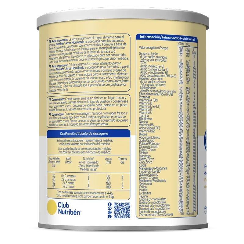 Nutribén Riz hydrolysé 400 g