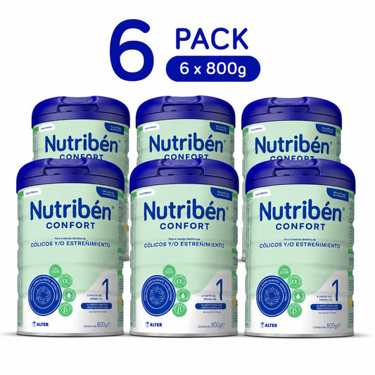 Nutribén Confort 1 Milk Starter, 6 x 800 grams