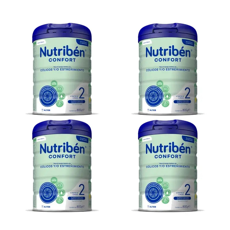 Nutribén Confort 2 Milk Continuation, 4 x 800g
