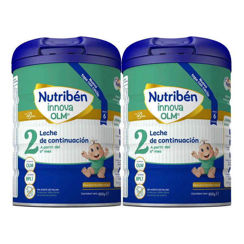Nutriben Innova 2 Milk, Pack 2 X 800 grams