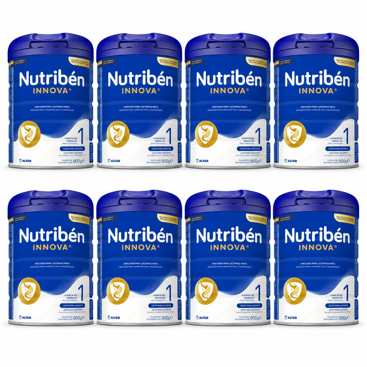 Nutribén Innova 1 Top Protein Starter Milk, 8 X 800 g