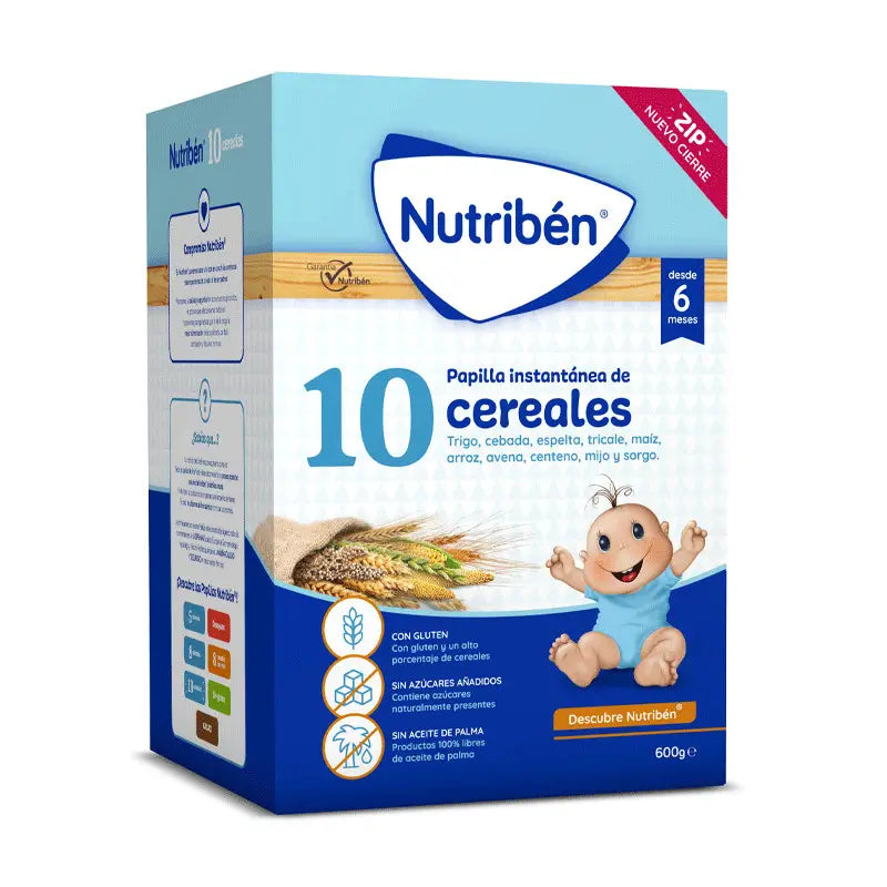 Nutriben Papilla 10 Cereals 600 g