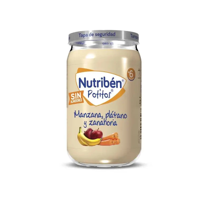 Nutriben Potito Pomme Banane & Carotte , 235 grammes
