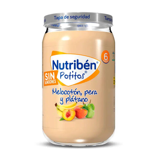 Nutribén Potito Peach, Pear and Banana, 235g