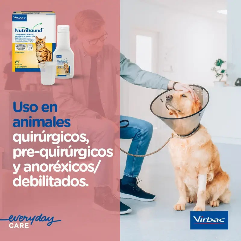 Virbac Nutribound Cats Boîte 3 x 150 ml
