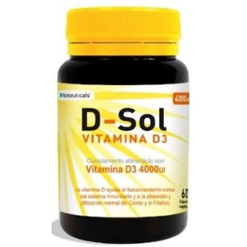 Nutriceuticals D-Sol Vit. D3 4000Ui + Vit. E 60Cap.