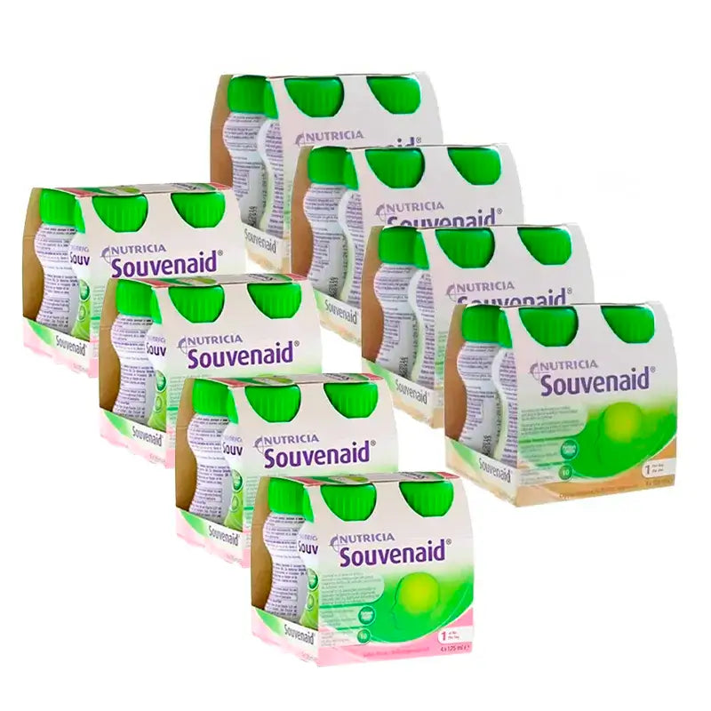 Nutricia Souvenaid Smoothies Fraise et Cappuccino, 16 unités x saveur