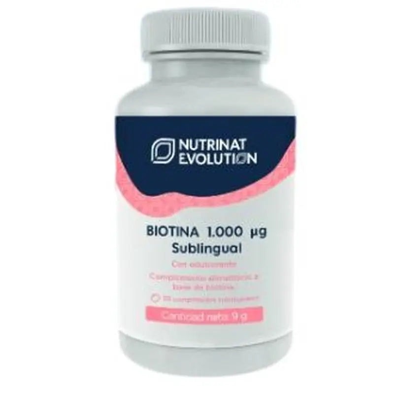 Nutrinat Evolution Biotin 1000 Sublingual Biotin 30 Tablets