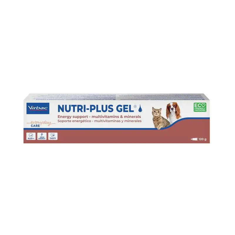 Virbac Nutriplus Gel 120 gr, supplément pour chiens et chats