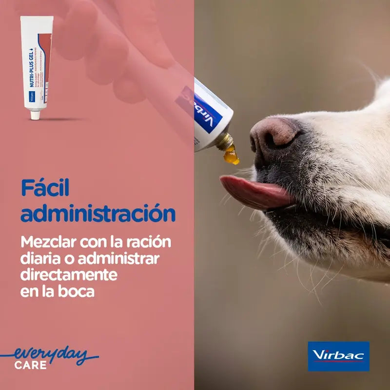 Virbac Nutriplus Gel 120 gr, supplément pour chiens et chats