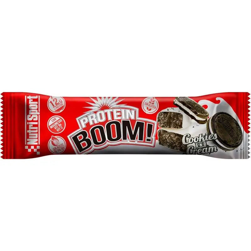 Nutrisport Protein Boom Cookies-Cream Box , 24 barres