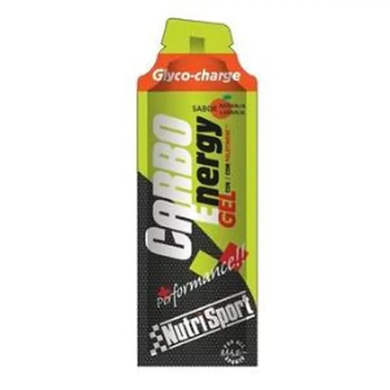 Nutrisport Carbo Energy Gel Orange Box 18Unid.