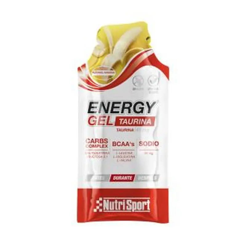 Nutrisport Energy Gel Taurine Banana 24Uds.