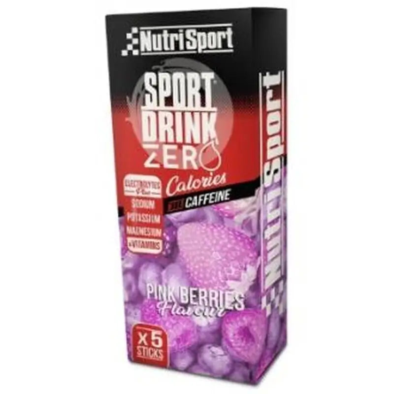 Nutrisport Hydrazero With Caffeine Pink Berries 5Sticks